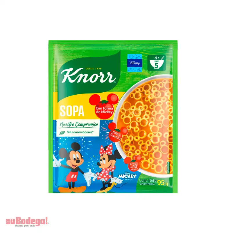 Sopa Knorr Mickey 95 gr.  