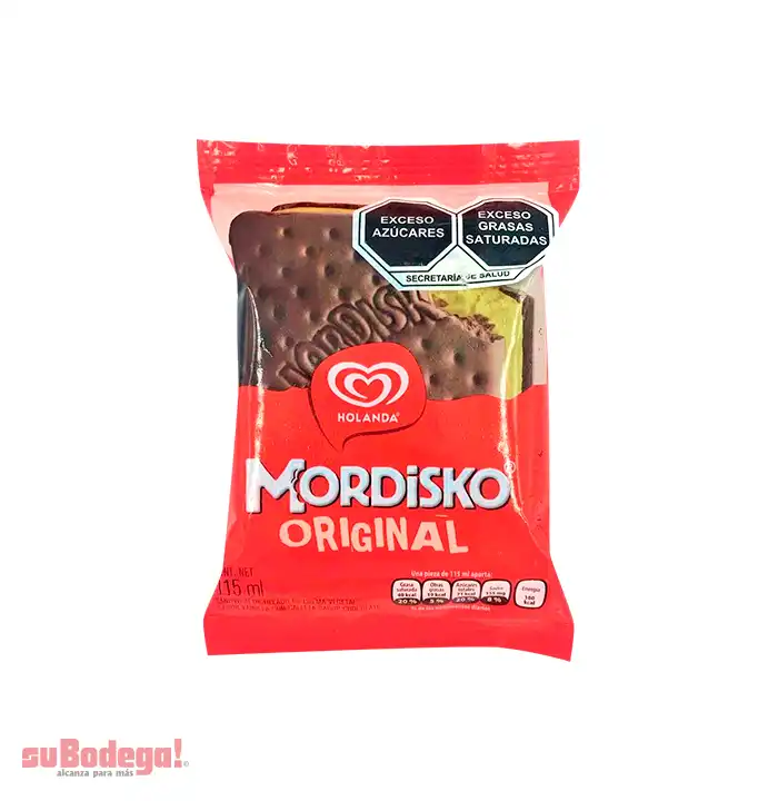 Helado Holanda Mordisko Clásico Vainilla Pz.