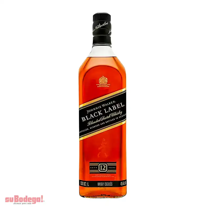 V.WHISKY JOHNNIE WALKER BLACK LABEL 1 LT.