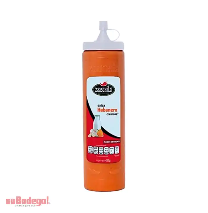 Salsa Habanero Zaaschila Cremosa 425 Gr.