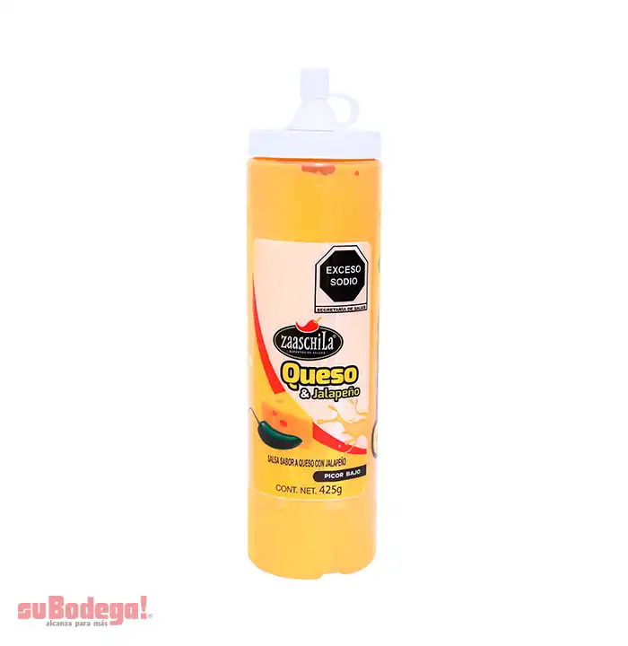 Salsa Queso & Jalapeño Zaaschila 425 Gr.
