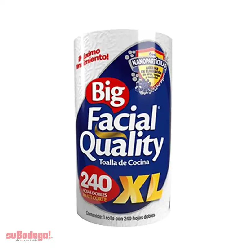 Servitoalla Big Facial Quality Multicorte 240 Hd 1 Rollo