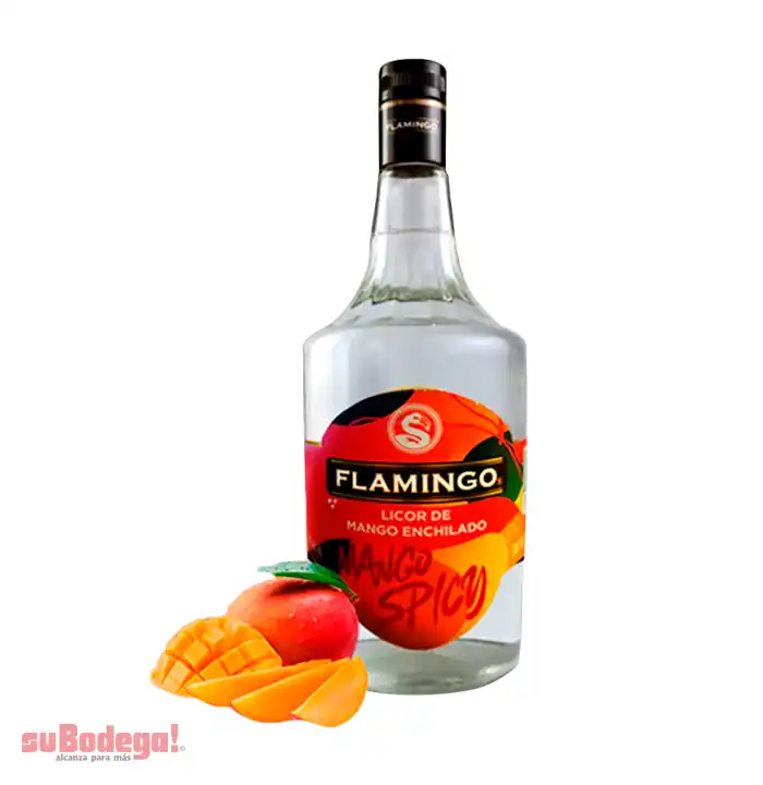 Licor Flamingo Mango Enchilado 1 l