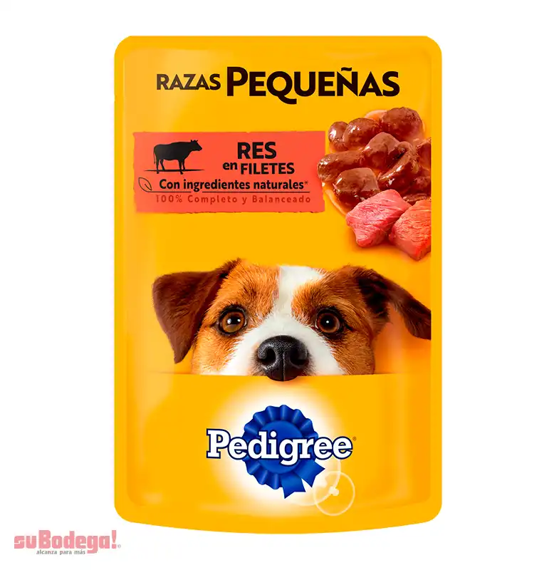 Alimento Pedigree Razas Pequeñas Res 100 g