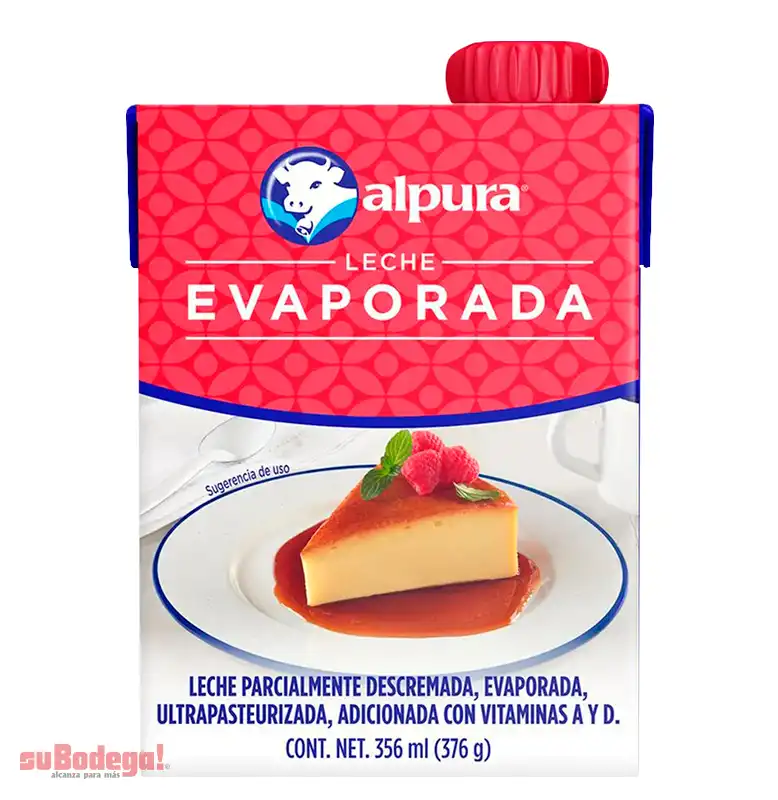 Leche Alpura Evaporada 356 Ml.