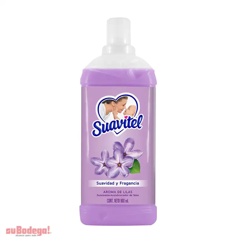 Suavizante Suavitel Cuidado Diario Lilas 900 ML.