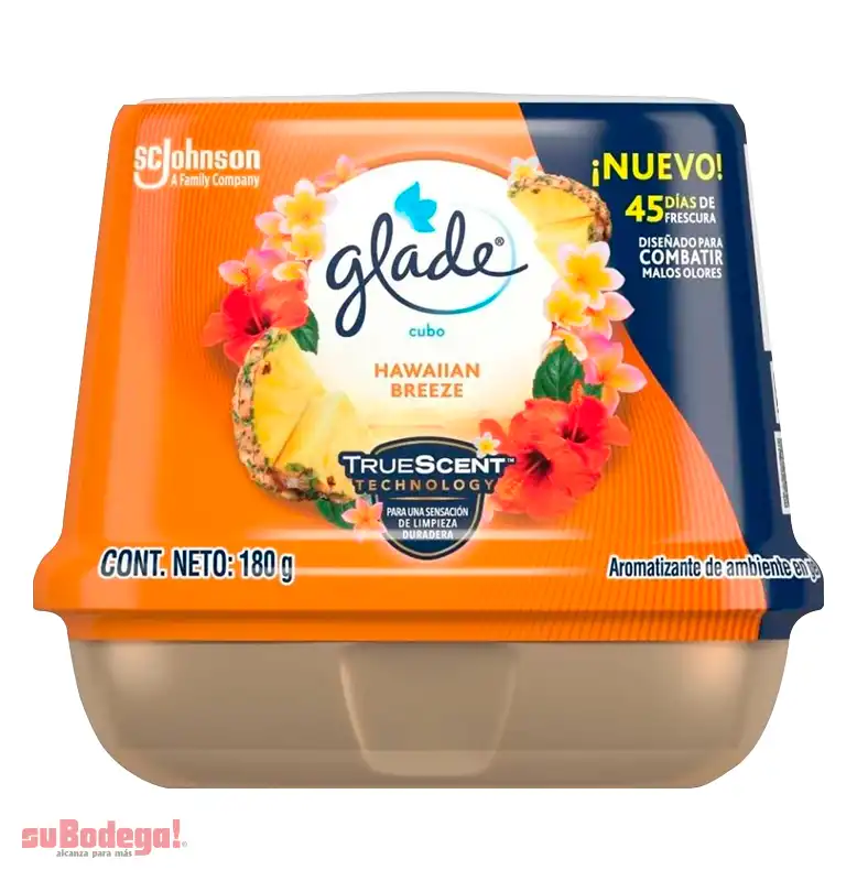Aromatizante glade Hawaian Breeze Cubo 180 g