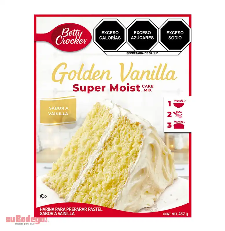 Harina Para Pastel Betty Crocker Vainilla Francesa 375 g