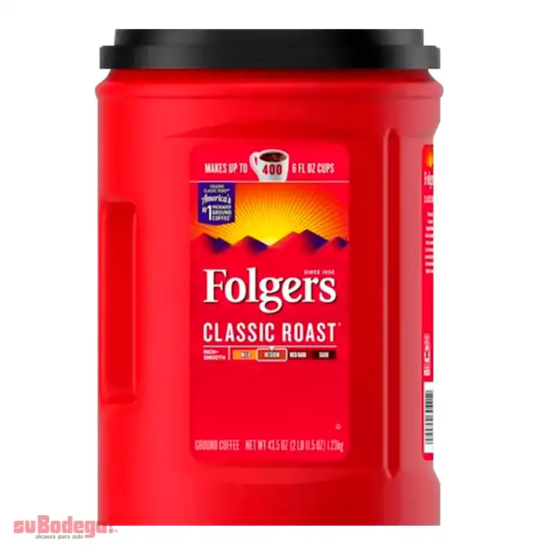 Café Folgers Molido 1.23 kg