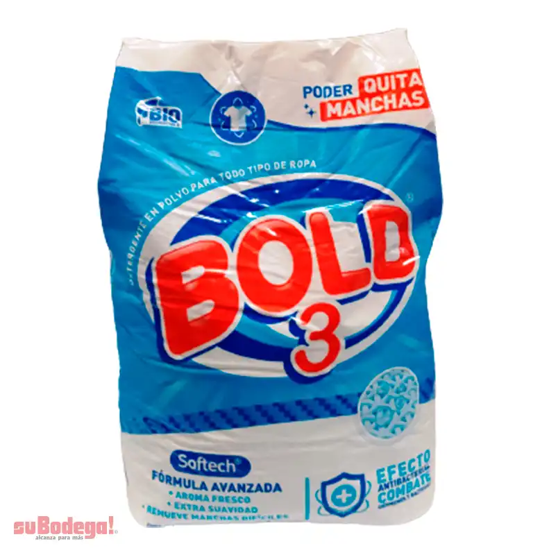 Detergente Bold 3 Quita Manchas 850 g