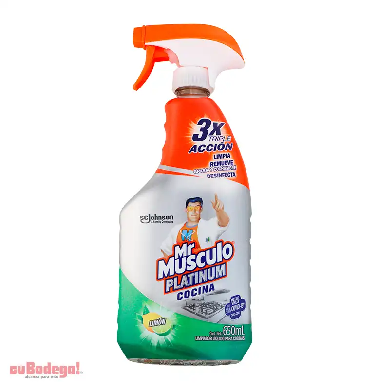 Limpiador MR.Musculo Cocina Platinum 650 ML.