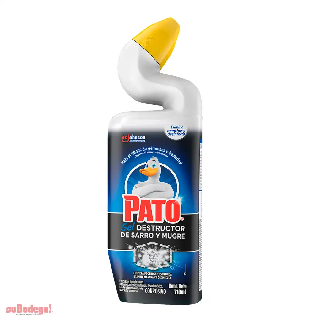 Limpiador Pato Gel Destructor De Sarro y Mugre 710 ML.