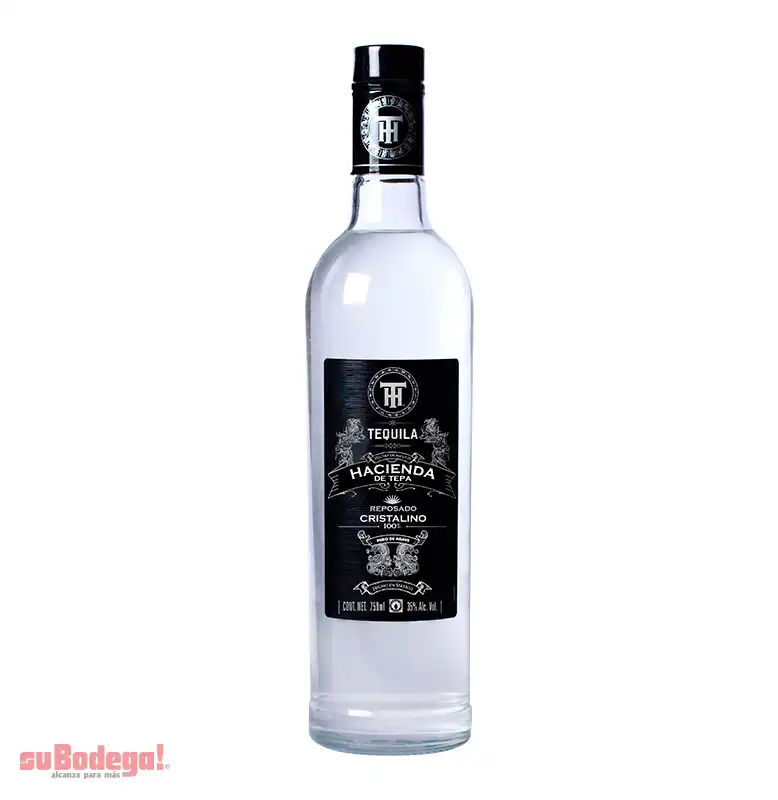 Tequila Hacienda de Tepa Cristalino 750 ml