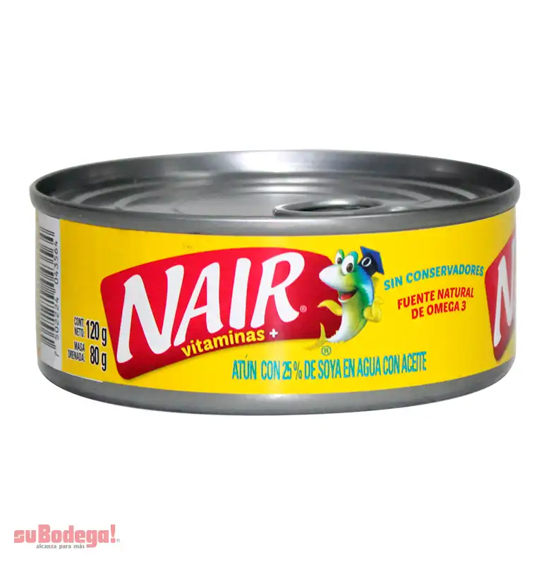 Atun en Aceite Nair Vitaminas 120 Gr.