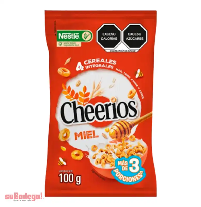 cereal nestle cheerios bolsa 100 gr.