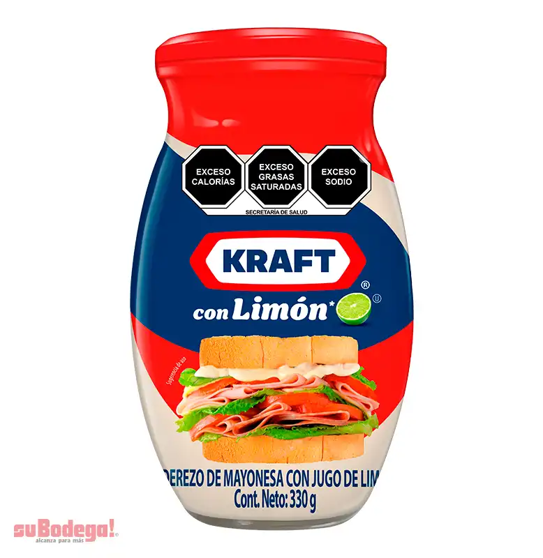 Mayonesa Aderezo Kraft Con Limón 330 g