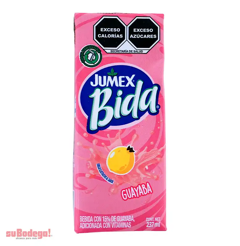 Bebida Bida guayaba 237 ml