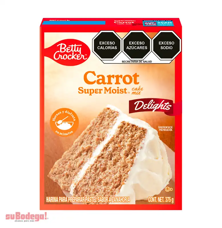 Harina para Pastel Betty Crocker Zanahoria 375 Gr.