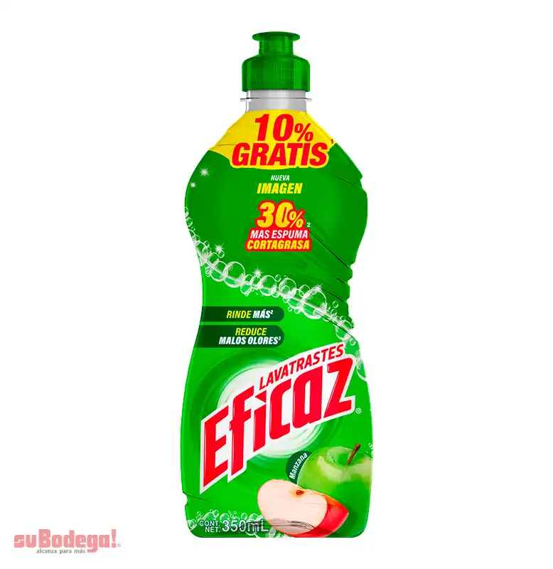 Detergente Eficaz Manzana 350 Ml.oferta