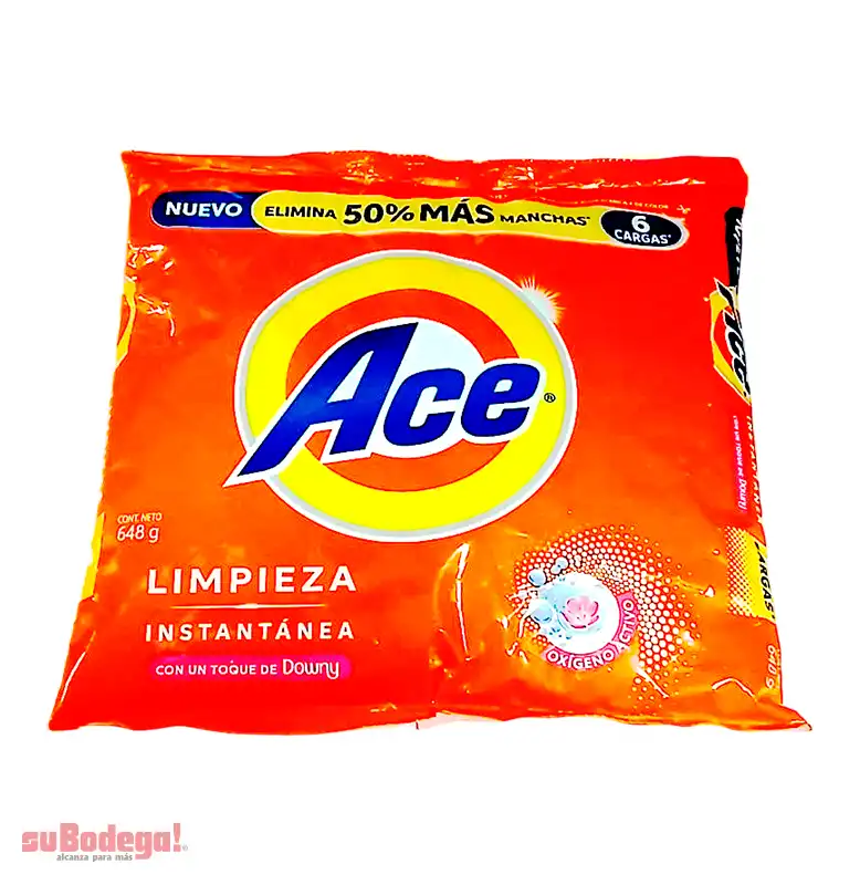 Detergente Ace con Toque de Downy 648 Gr.