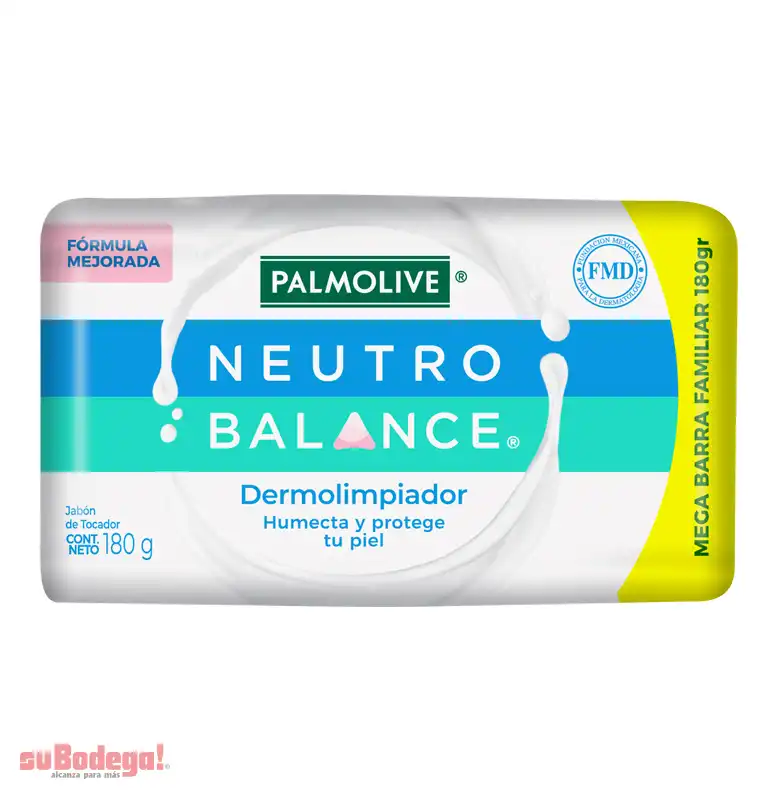Jabón Toc. Palmolive Neutro Balance Dermolipiador 180 GR.