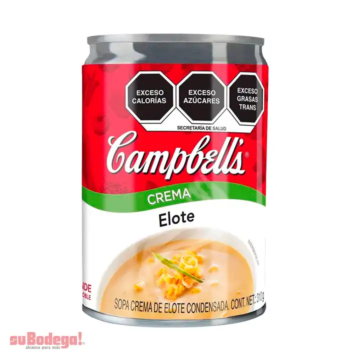 Sopa Campbells Crema Elote 310 gr.