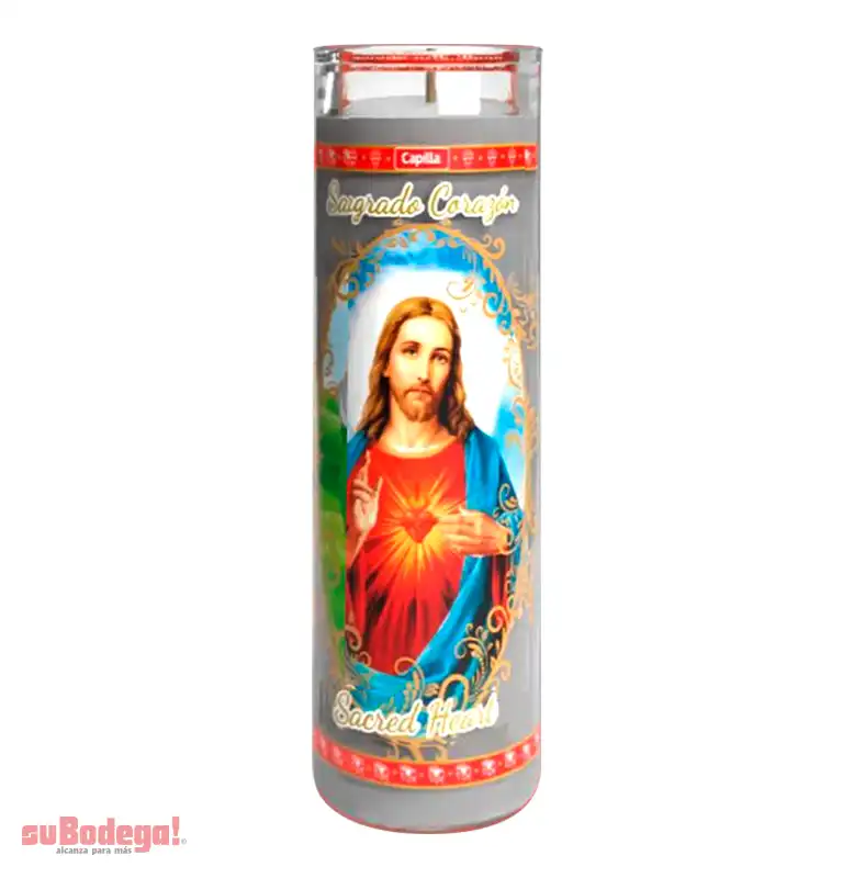 Veladora Capilla Sagrado Corazón De Jesus