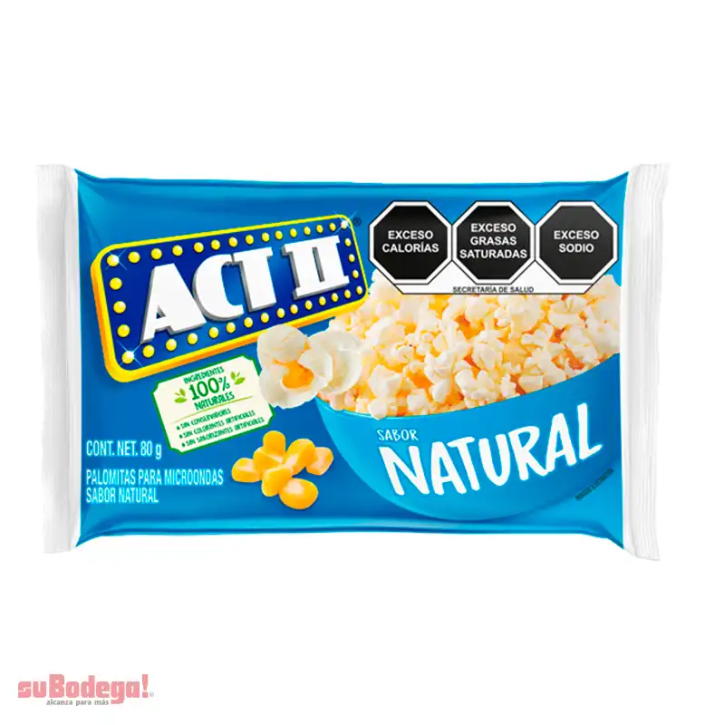 Palomitas ACT II Natural 80 g