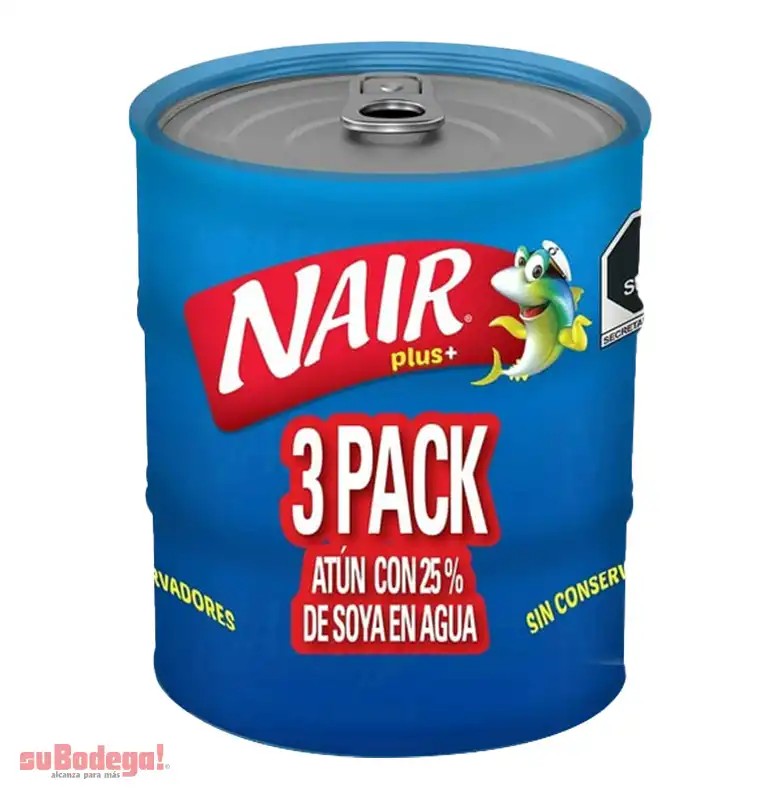 Atún en Agua Nair Vitaminas 3 de 120 GR.