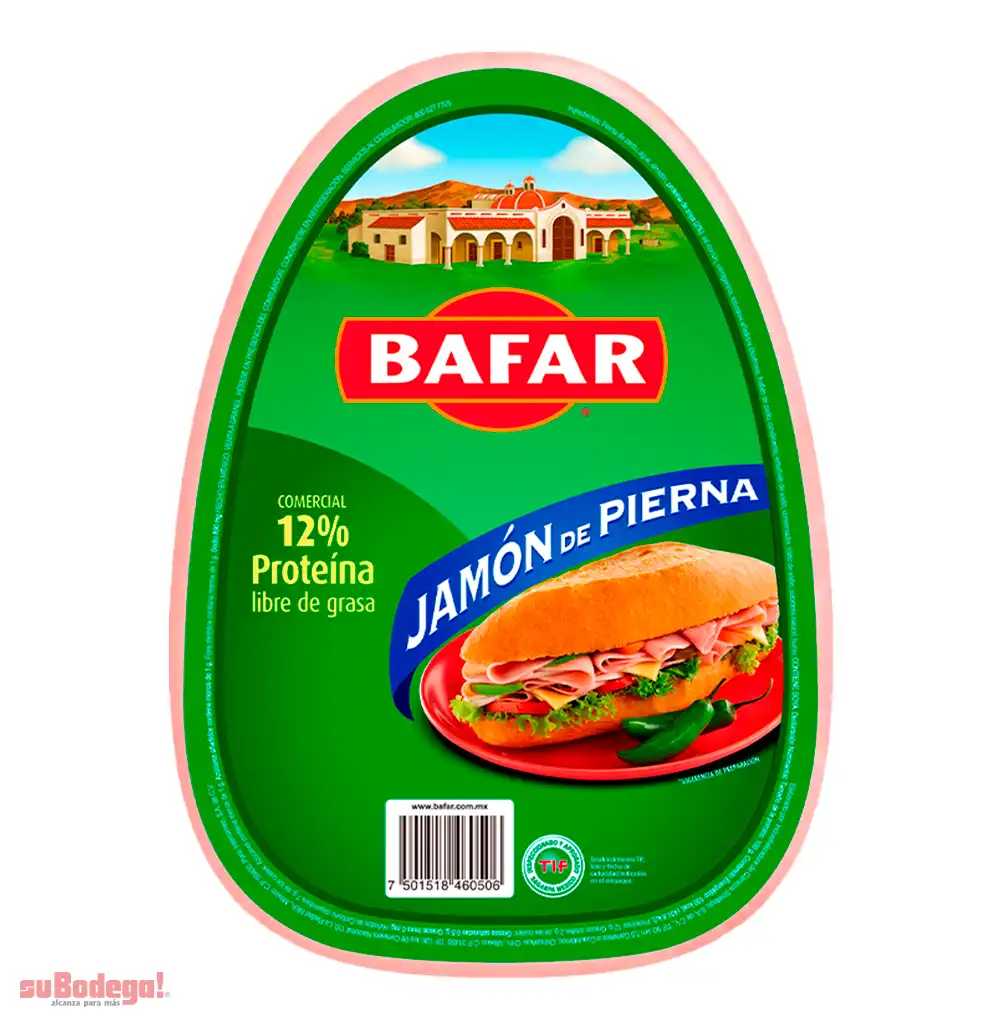 Jamón de Pierna Bafar 1 Kg.