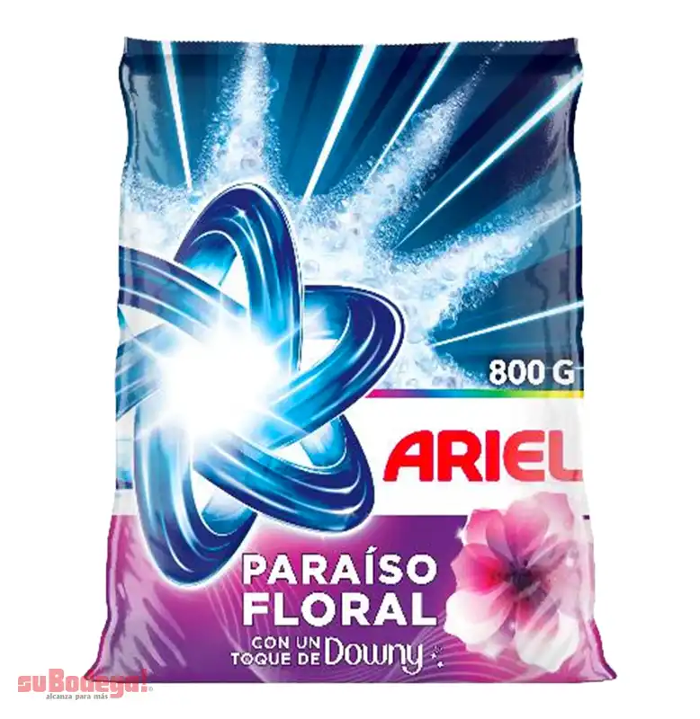 Detergente Ariel Paraiso Floral 800 GR.