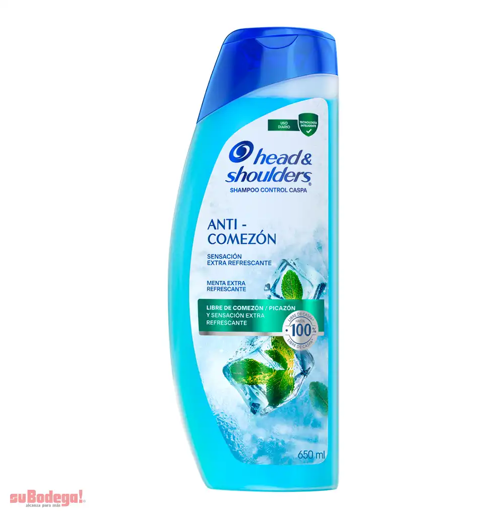 Shampoo Head & Shoulders Anti Comezon 650 ML.