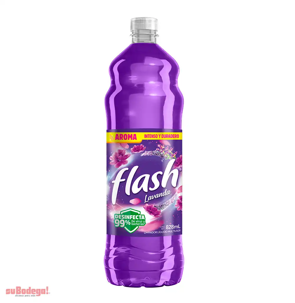 Limpiador Flash Lavanda 828 ML.