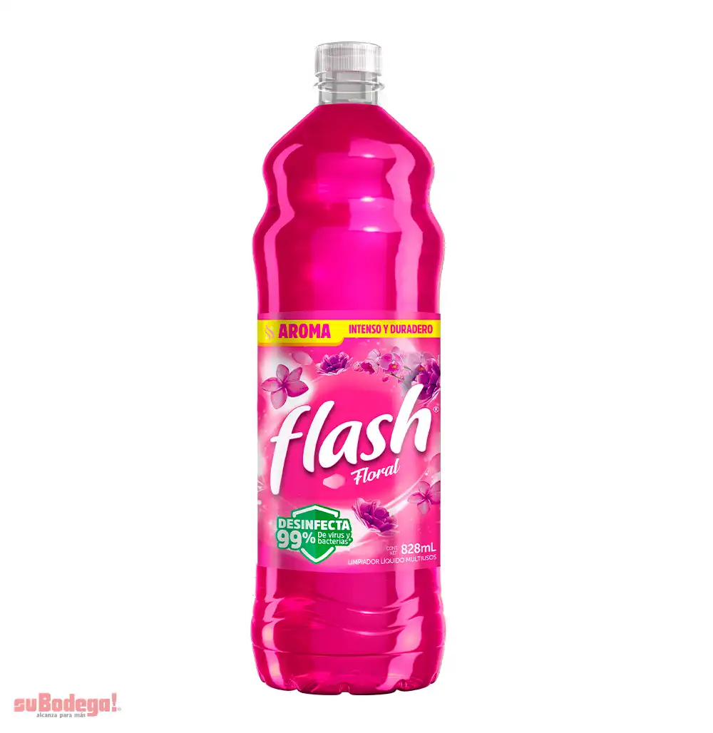 Limpiador Flash Floral 828 ML.