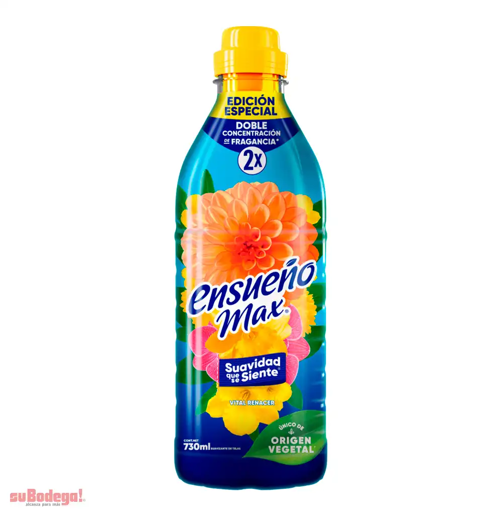 Suavizante Ensueño Max Vital Renacer 730 ML.