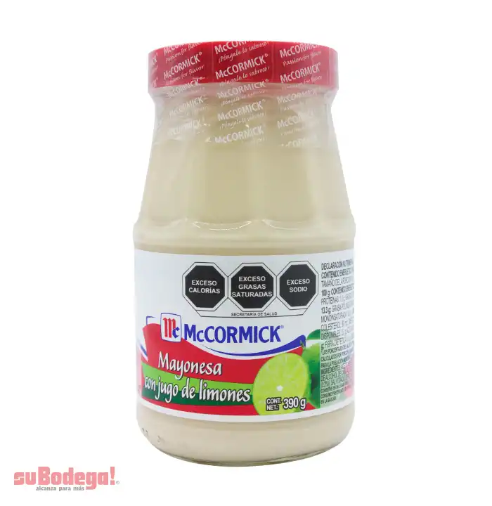 Mayonesa Mc Cormick con Limón 390 gr.