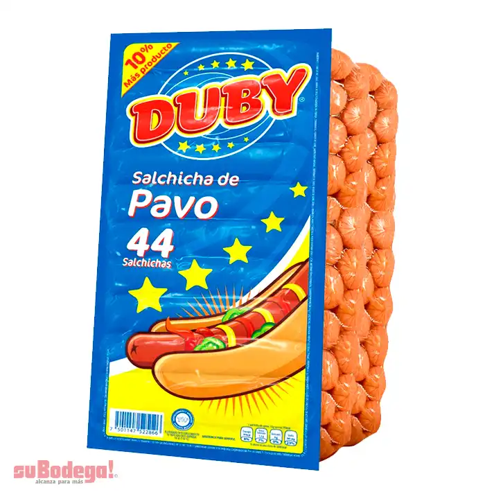 Salchicha de Pavo Duby 1 kg.