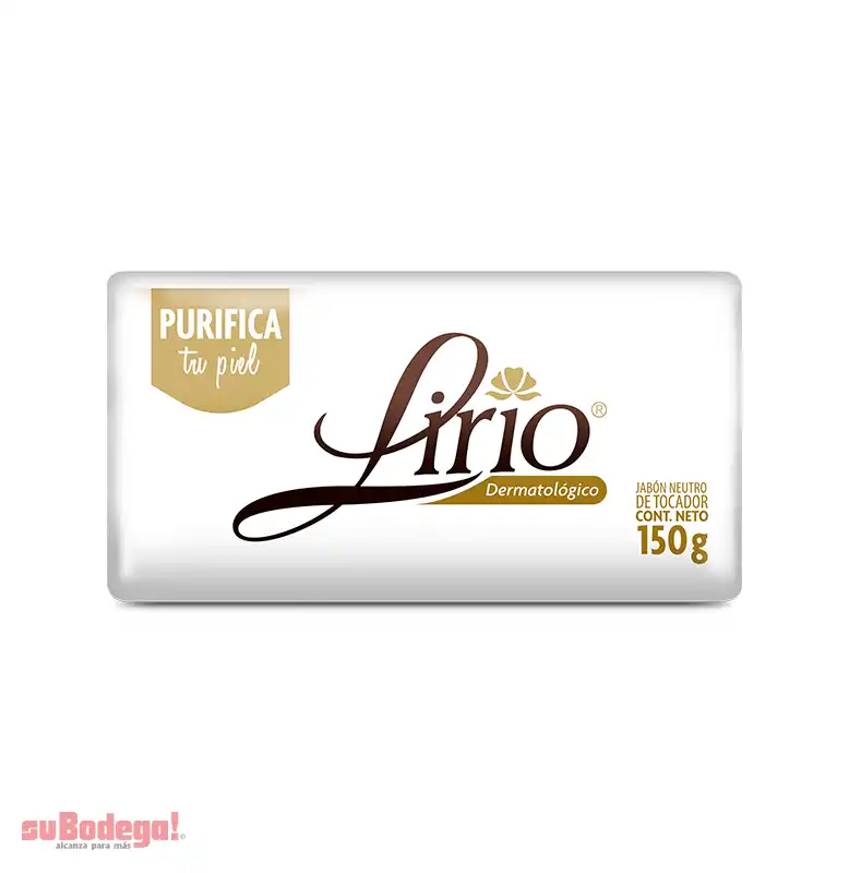 Jabón de Tocador Lirio Dermatológico 150 gr.