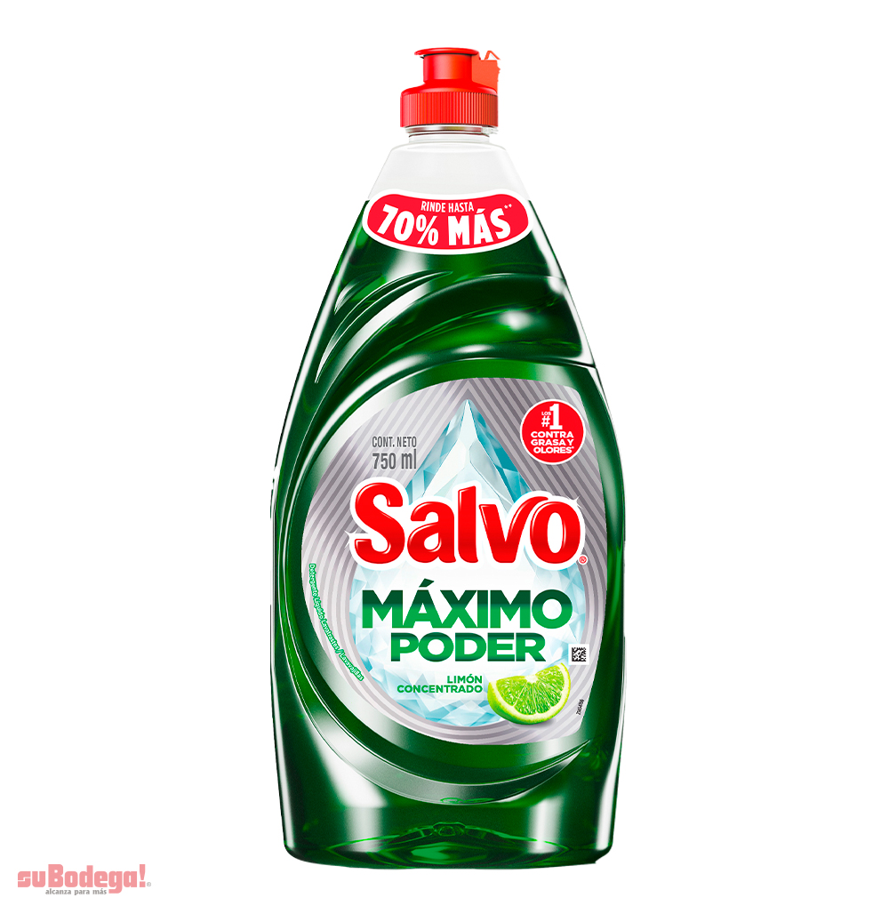 Detergente Salvo Limón 300ml